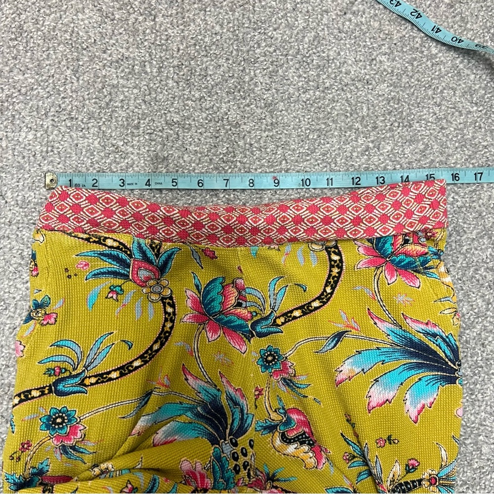Sundance Pants Womens Medium Floral Waffle Knit Joggers Loungewear Thermal - Picture 5 of 9